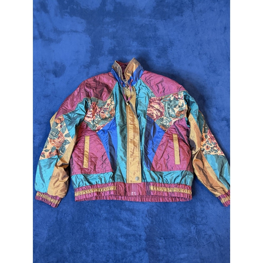 Vtg 90’s Active Stuff Women’s Windbreaker Jacket Sz M (SEE PHOTOS)